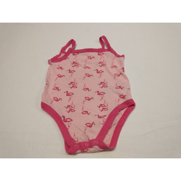Sommer - Body * Lupilu * Gr 74-80 * 6-12 Monate * Flamingo