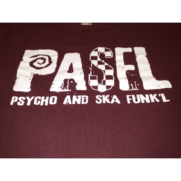 PASFL Psycho and Ska Funk´l - T-shirt * Gr S * bordeaux
