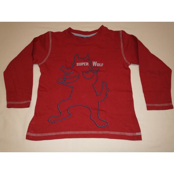 Pullover Langarm-Shirt * Super Wolf by Lupilu * Gr 98-104