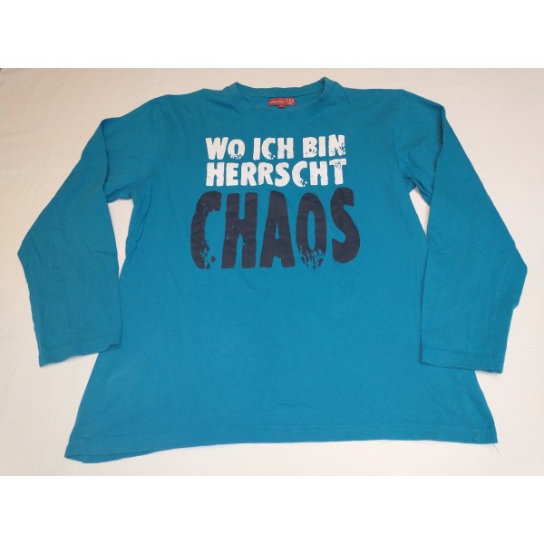 Langarm-Shirt * Spruch-Shirt * Chaos * Gr 158-164
