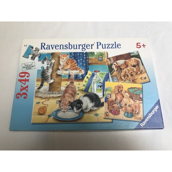 Ravensburger * 3 x 49 Puzzle * ab 5 Jahre