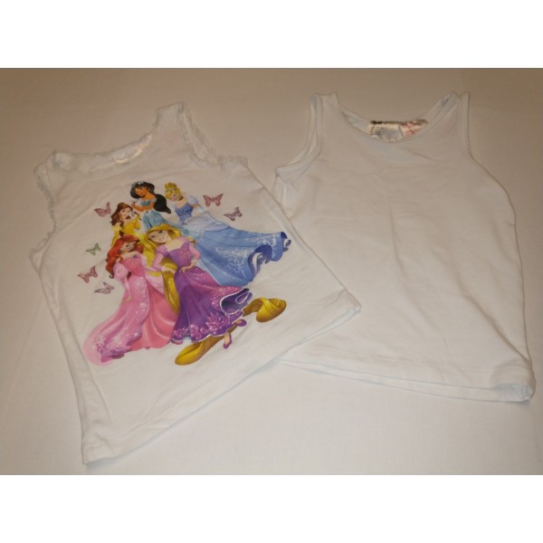 2er Set * Unterhemd * Disney Prinzessinen * Gr 98-104