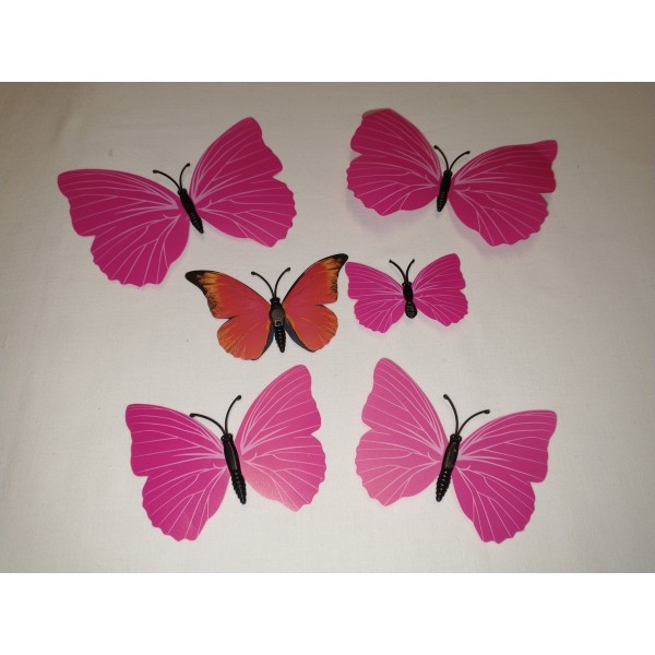 Schmetterling-Frühlings-Set * pink