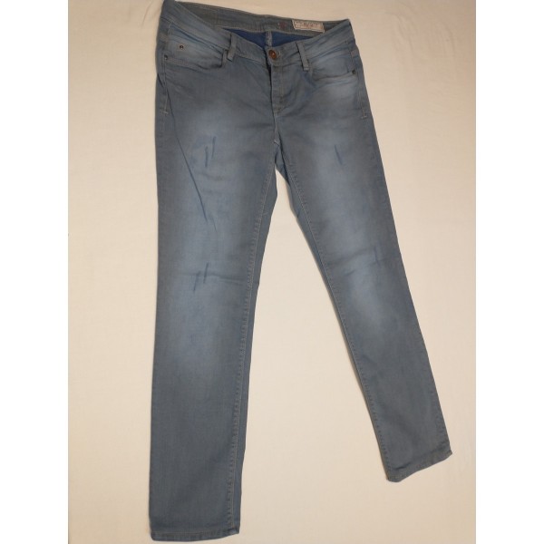 Slim Fit Jeans * Denim edc * W30 L32 * used damaged destroyed