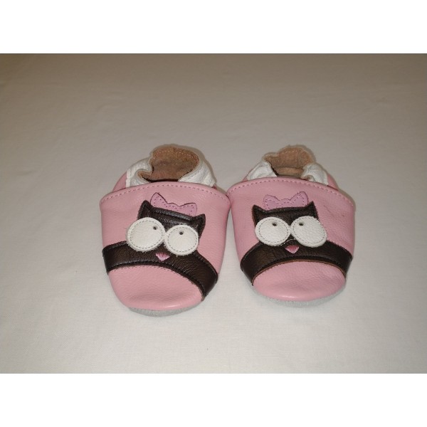 Baby-Schuhe * Eule * Gr 62-68