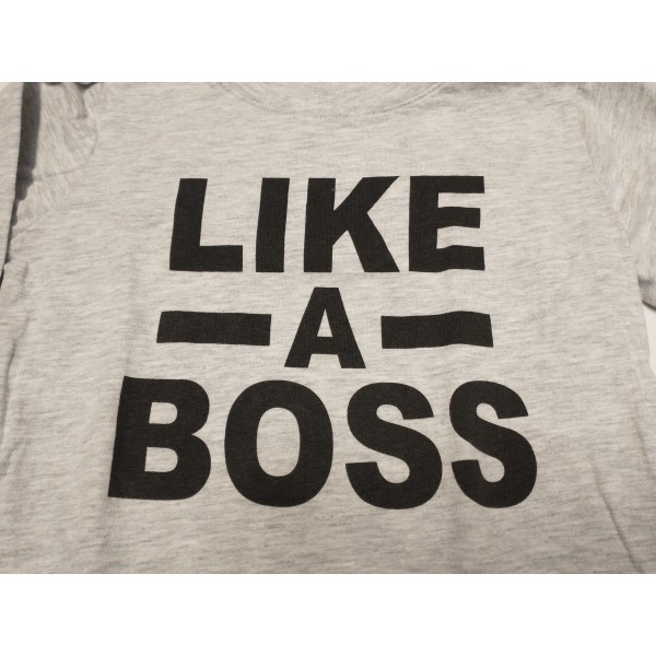 Langarmshirt * Like a Boss * Gr 110 * dopodopo