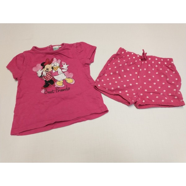 T-shirt und Shorts * Kombi-Set Gr 80 * Disney Topolino * Daisy Mickey