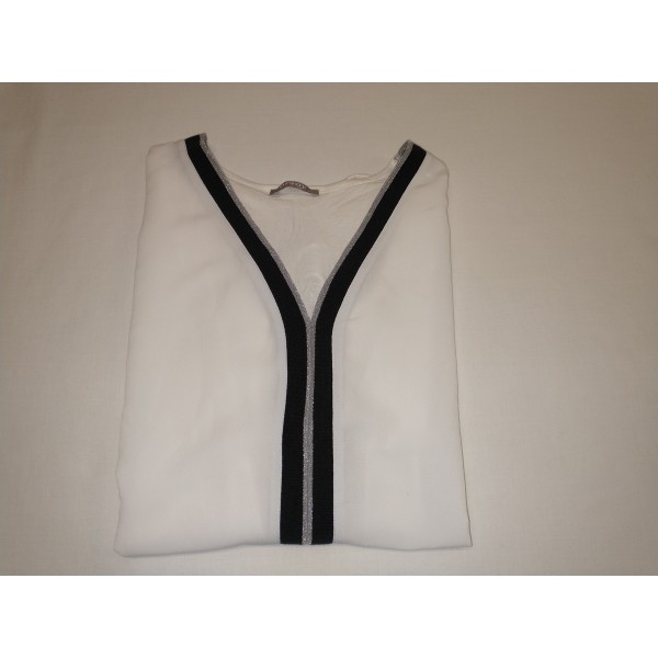 weiße Bluse Shirt Oberteil * Orsay * Gr 40
