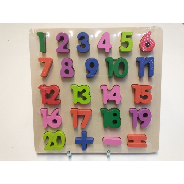 Holz - Steck - Puzzle * Zahlen * Playtive Junior * ab 3 J * NEU